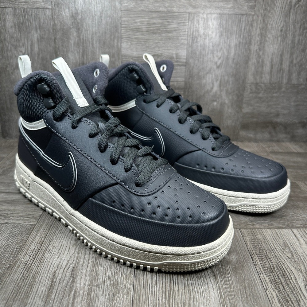 Nike Court Vision Mid Winter Women 9 Dark Smoke Grey Rugged NEW DR7882-003 - Picture 2 of 8